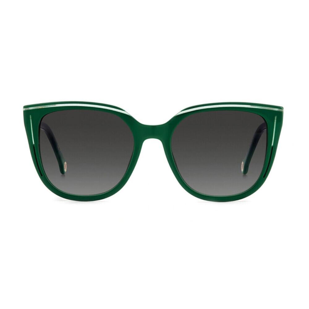 NEW Carolina Herrera HER 0144/S 0VQYIB Green Glitter Sunglasses authentic